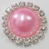 Boton Rhinestone 21mm - 6-Pink