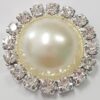 Boton Rhinestone 21mm - 2-Ivory