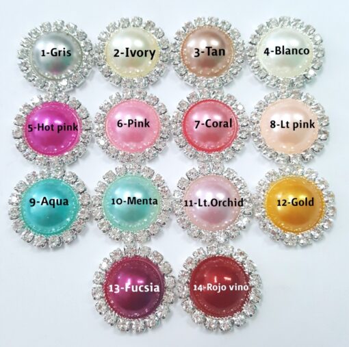 Boton Rhinestone 21mm