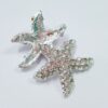 Estrella de Mar Rhinestone - Plateado - plateado