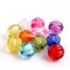 Beads Acrílicos Transparentes - Cristal Watermelon colores 20mm paq 12 unid surtido