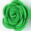 Felt Rose - 19-Deep green