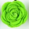 Felt Rose - 20-Lt green