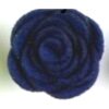 Felt Rose - 22-Navy blue