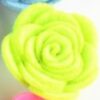 Felt Rose - 30-Neon green