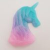 Unicornio de Resina - Multicolor glitter #2