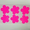 Figuras en Vinilo Textil - Florcita neon pink