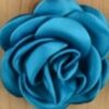 Rosa de Satín Pequeña - 25-Turquoise