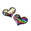 Corazón Reversible - Rainbow/Gold