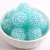 Beads Rhinestone 14mm - Aqua