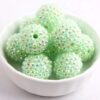 Beads Rhinestone 14mm - Mint