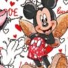 A- Cinta Estampada de 4cm Marzo - #45-Mickey y Minnie