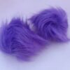 Pompón de Bisón 10cm (Pares) - #9-Morado