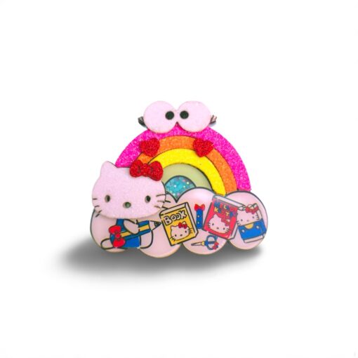 Shaker Escolar Hello Kitty Arco Iris (7,5cm)