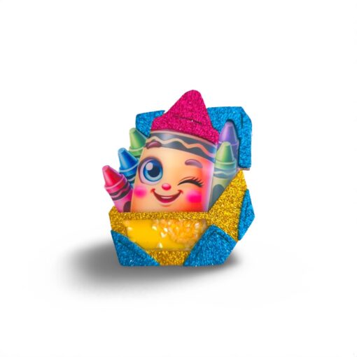 Shaker Escolar Crayon Sonriente (7,5cm)