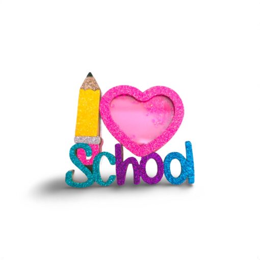 Shaker Escolar I Love School (7,5cm)