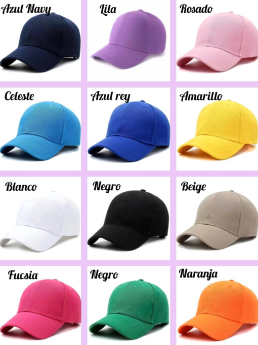 Gorras (talla 2 años en adelante)