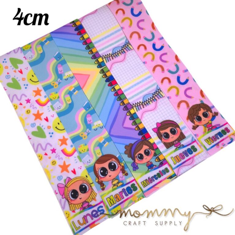 Coleccion de coleteros con los días de la semana