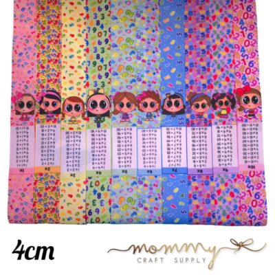 Coleccion de coleteros con las tablas de multiplicar