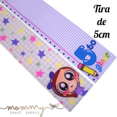 Cinta coletero de quinto grado escolar