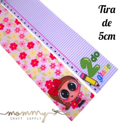 Cinta coletero de segundo grado escolar