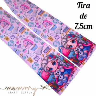 Cinta coletero princesa Elsa escolar