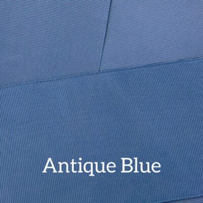 Cinta grosgrain lisa color antique blue
