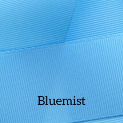 Cinta grosgrain lisa color blue mist