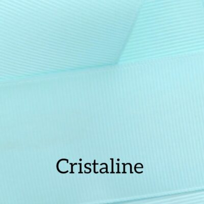 Cinta grosgrain lisa color cristaline