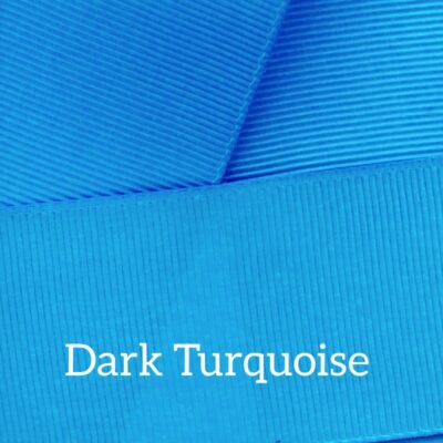 Cinta grosgrain lisa color dark turquoise