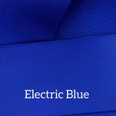 Cinta grosgrain lisa color electric blue