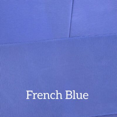 Cinta grosgrain lisa color french blue