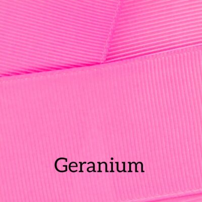 Cinta grosgrain lisa color geranium