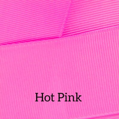 Cinta grosgrain lisa color hot pink