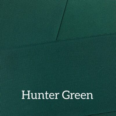 Cinta grosgrain lisa color hunter green