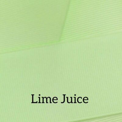 Cinta grosgrain lisa color lime juice