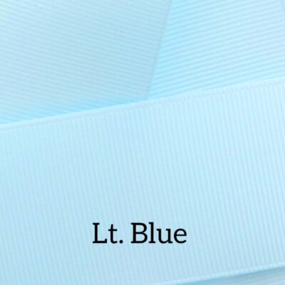 Cinta grosgrain lisa color light blue