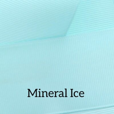 Cinta grosgrain lisa color mineral ice
