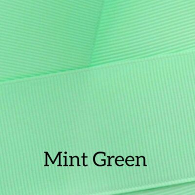 Cinta grosgrain lisa color mint green