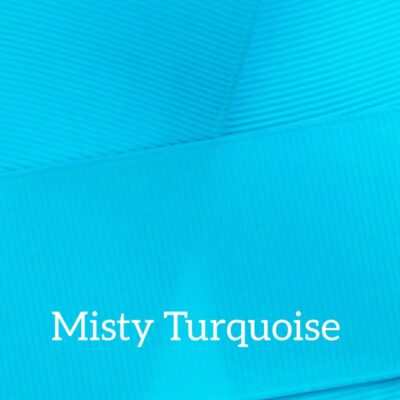 Cinta grosgrain lisa color misty turquoise