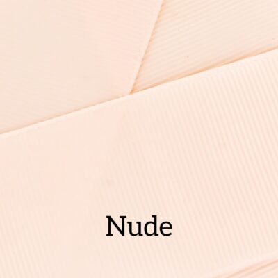 Cinta grosgrain lisa color nude