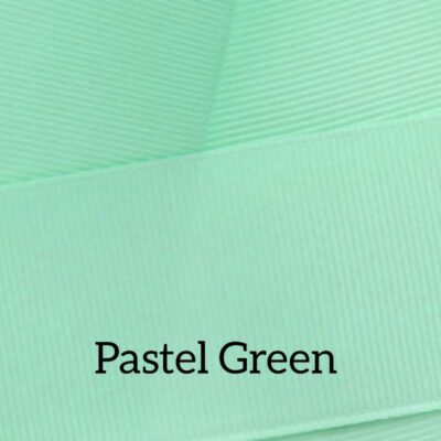 Cinta grosgrain lisa color pastel green