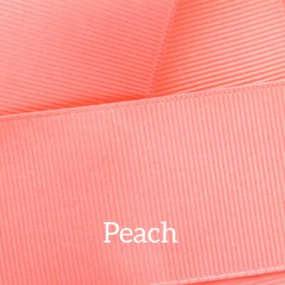 Cinta grosgrain lisa color peach