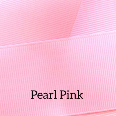 Cinta grosgrain lisa color pearl pink