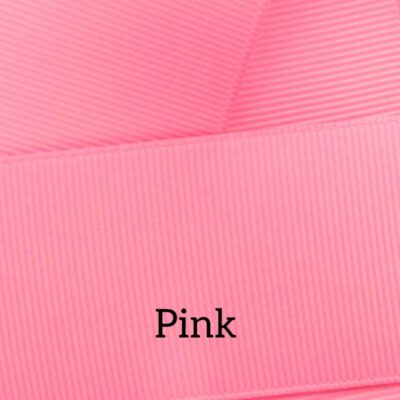 Cinta grosgrain lisa color pink