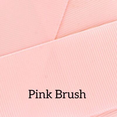 Cinta grosgrain lisa color pink brush