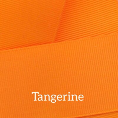 Cinta grosgrain lisa color tangerine