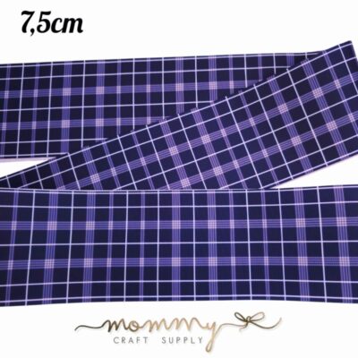 Cinta con diseño cuadros uniforme escolar