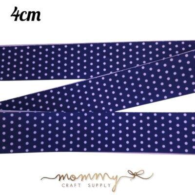 Cinta con diseño lunares clasicos azul