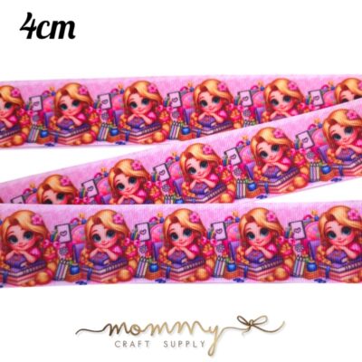 Cinta con diseño princesa Rapunzel escolar